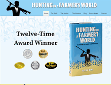Tablet Screenshot of huntinginafarmersworld.com